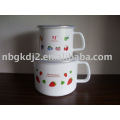 enamel milk pot set